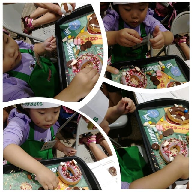 [親子活動]    Krispy Kreme Doughnuts甜甜圈 DIy造型