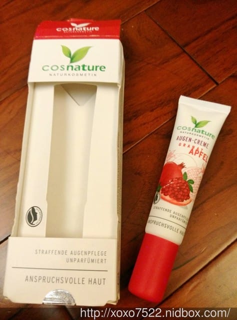 【保養試用】 “CosNature有機紅石榴緊緻拉提眼霜” 讓眼周緊緻拉提,閃閃有神! - 第2張圖 【保養試用】 “CosNature有機紅石榴緊緻拉提眼霜” 讓眼周緊緻拉提,閃閃有神!
