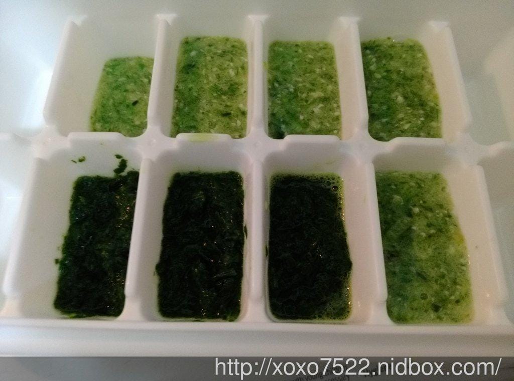 《小卉寶貝》副食品記錄 增加綠色蔬菜泥, 菠菜泥/秋葵泥 6m8d - 第4張圖 《小卉寶貝》副食品記錄 增加綠色蔬菜泥, 菠菜泥/秋葵泥 6m8d