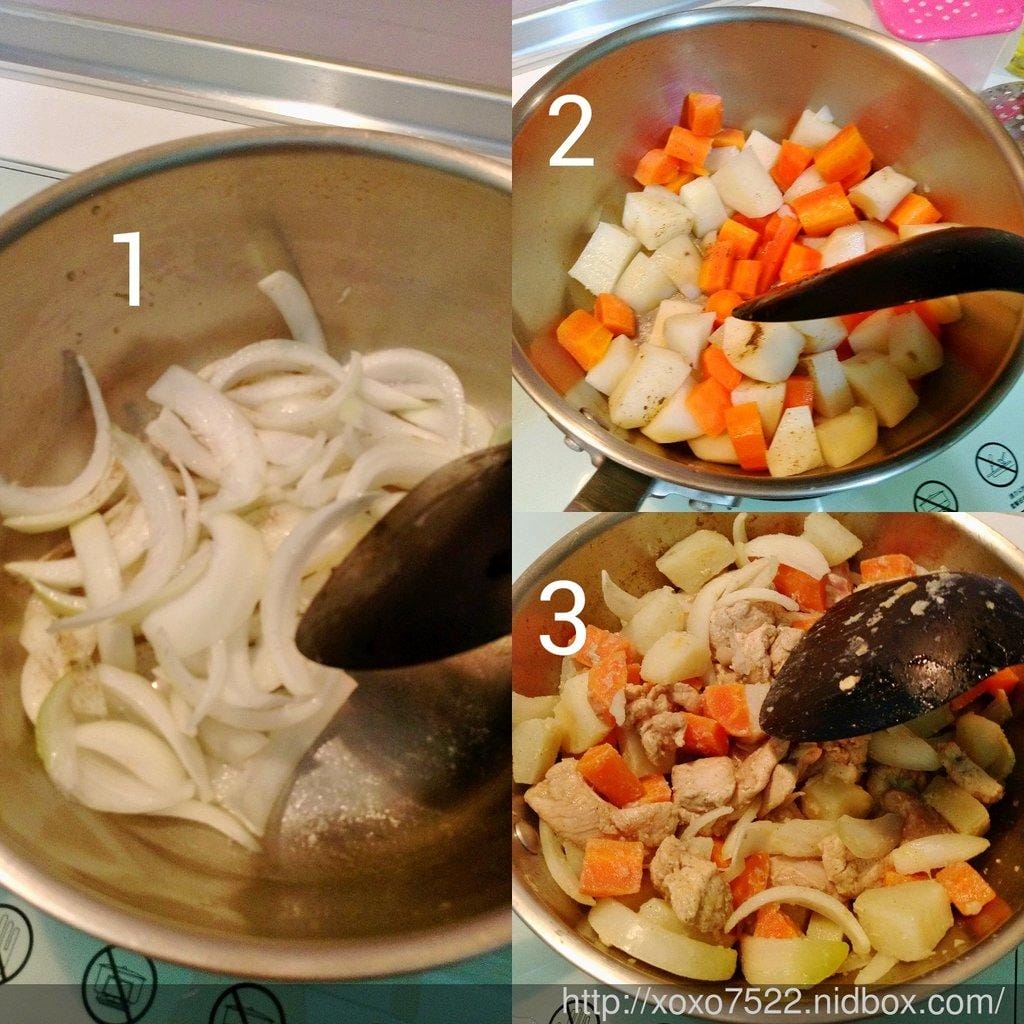 【美食】House 台灣好侍「House 北海道白醬料理奶油+佛蒙特咖哩甜味」讓孩子好胃口 深受喜愛,輕鬆做美味咖哩飯 - 第6張圖 【美食】House 台灣好侍「House 北海道白醬料理奶油+佛蒙特咖哩甜味」讓孩子好胃口 深受喜愛,輕鬆做美味咖哩飯