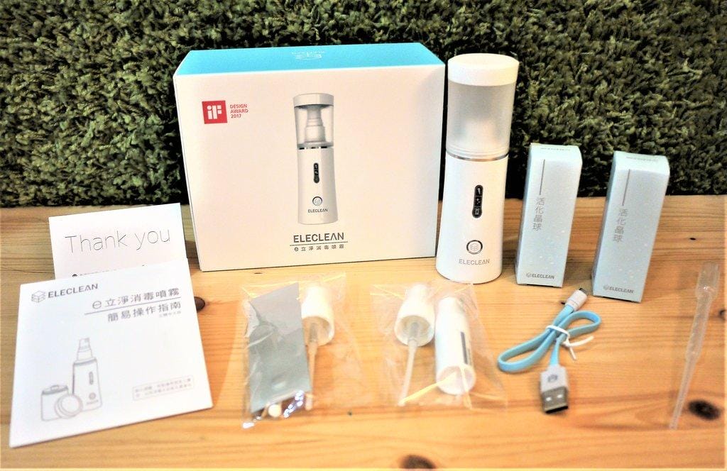 【嬰幼兒童 】ELECLEAN e立淨消毒噴霧 親膚乾洗手,抗菌消毒噴霧 / 小小一台便於攜帶 / 無化學添加物 - 第4張圖 【嬰幼兒童 】ELECLEAN e立淨消毒噴霧 親膚乾洗手,抗菌消毒噴霧 / 小小一台便於攜帶 / 無化學添加物