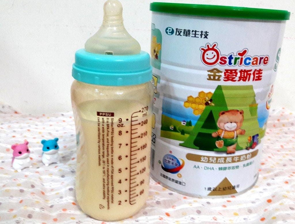 金愛斯佳 幼兒成長奶粉，寶寶腸胃好消化/ 一歲換奶新選擇 / 法國原裝進口