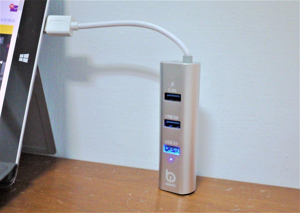 【多孔充電器】小比科技-USB3.0 TYPE-C 擴充/網路轉接線，滿足日常使用需求