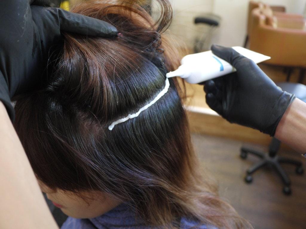 [造型美髮] Maison b. Hair Salon米頌 貝 染髮也可以擁有好髮質 新北板橋染髮