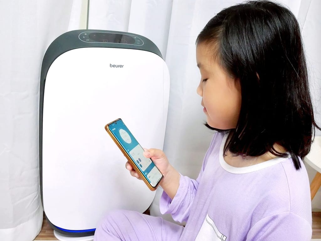 ｜空氣清淨機推薦｜德國博依智能高效WIFI空氣清淨機 LR 500．搭載紫外線ＵＶ殺菌雙效能，淨化居家空氣品質，守護全家人健康
