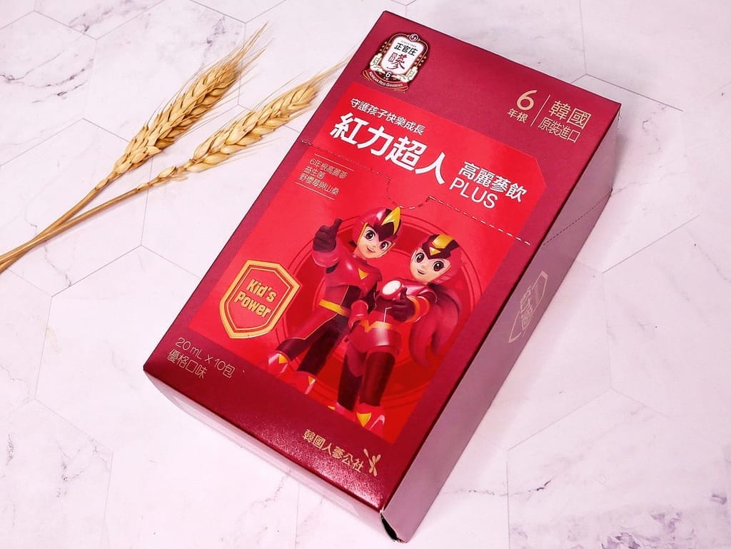 |兒童高麗蔘|紅力超人 高麗蔘飲PLUS系列.6年根高麗蔘.由內到外兼顧精氣神! - 第2張圖 |兒童高麗蔘|紅力超人 高麗蔘飲PLUS系列.6年根高麗蔘.由內到外兼顧精氣神!