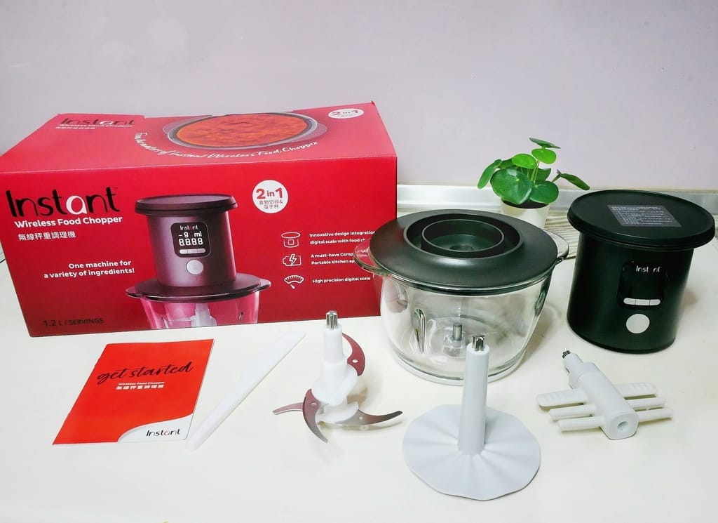 |料理機推薦|Instant 2合1 無線秤重調理機,多功能食品調理機,切碎/打冰沙/打果汁/絞肉/蒜末.一機搞定! - 第3張圖 |料理機推薦|Instant 2合1 無線秤重調理機,多功能食品調理機,切碎/打冰沙/打果汁/絞肉/蒜末.一機搞定!