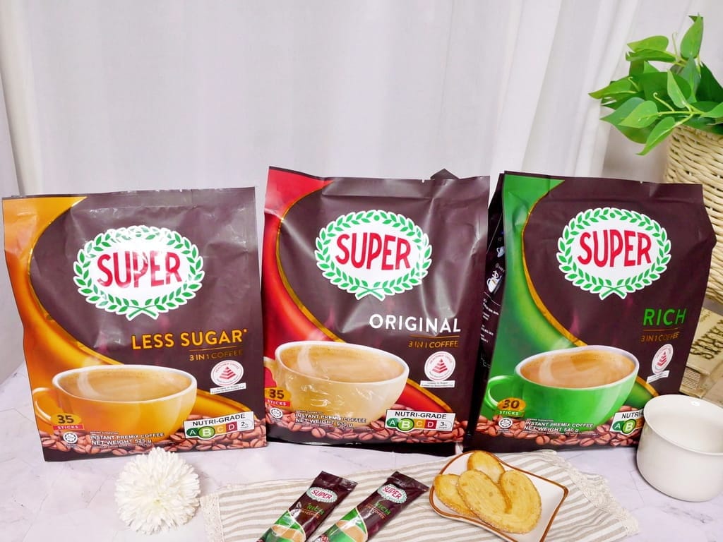 ｜即溶咖啡推薦｜Super咖啡／奶茶六款開箱心得．沖泡咖啡．網購奶茶．冰冰的喝也濃郁！